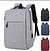 ￼Mochila masculina Para Notebook Moda 18l 15.6 Polegadas Fone de ouvido e USB