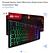 ￼Teclado Gamer Knup Kp-2060 Qwerty Português Brasil Cor Preto Com Luz Rgb